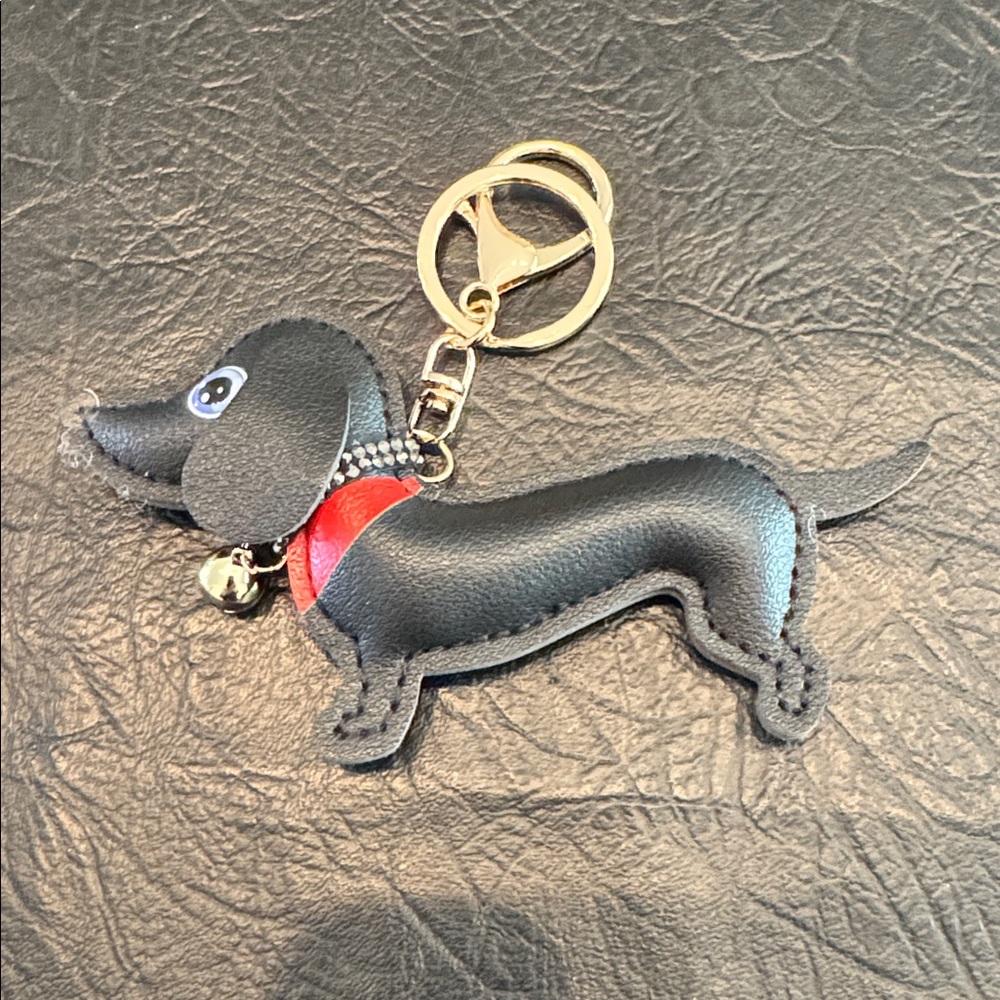 Dachshund Dog Keychain Bag Charm, NEW